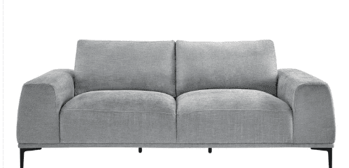 Grey Linen Sofa - SOLD