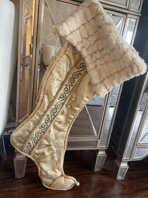 Giant Faux Fur Stocking