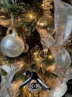 Clear Glass Finial Ornaments