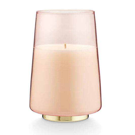 Ilume Glass Pink Pine Candle