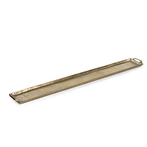 Rectangular Aluminum Tray - Dark Gold or Silver