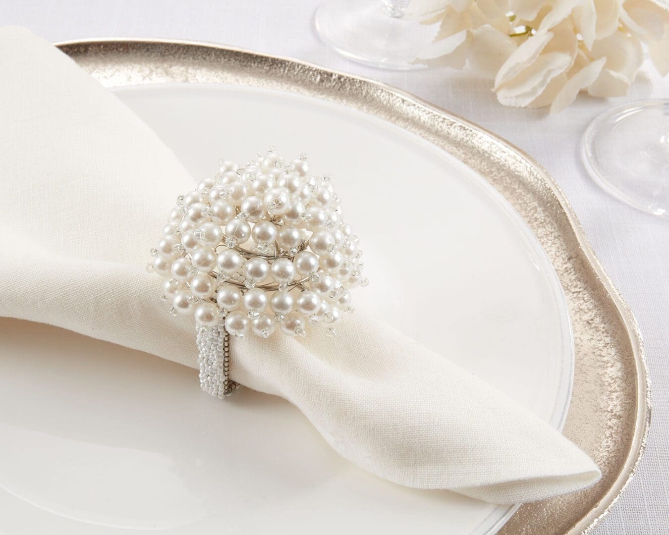 Pearl Dome Napkin Ring