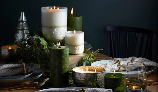 Ilume Iced Metal Balsam & Cedar Candle